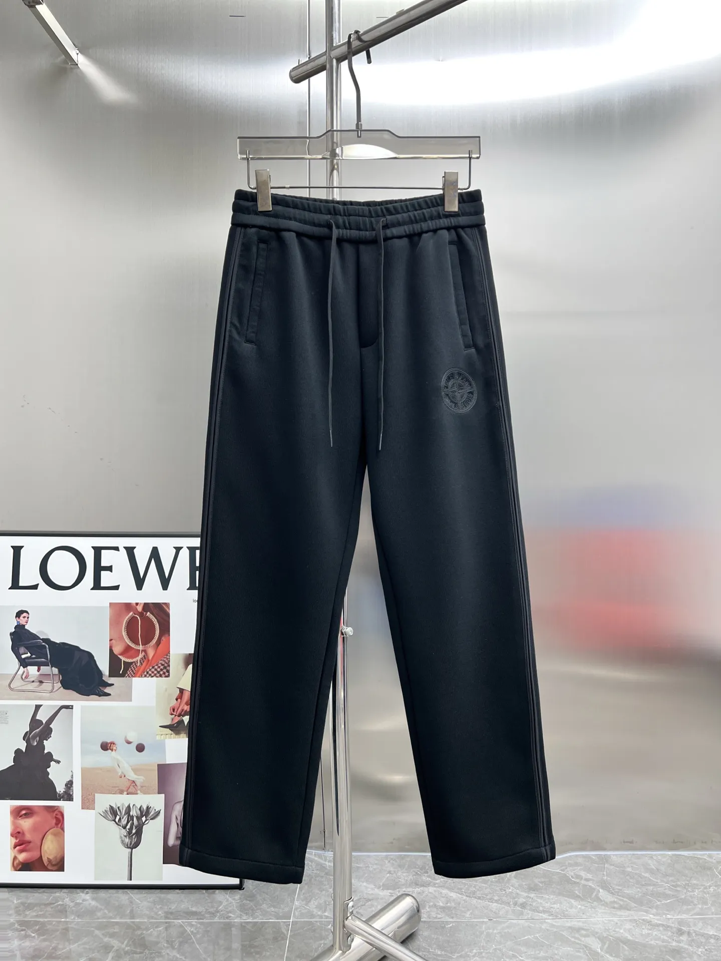 P300 NEW2025 Autumn and Winter New Casual Pants Exclusive Customized Fabric Color: Black and Blue SIZE: M-4XL